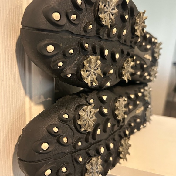 FootJoy Golf Shoes Mens 8 Superlites Black Lace Up Soft Spike Cleats - Picture 11 of 11